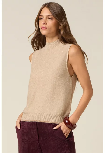 Пуловер без ръкави