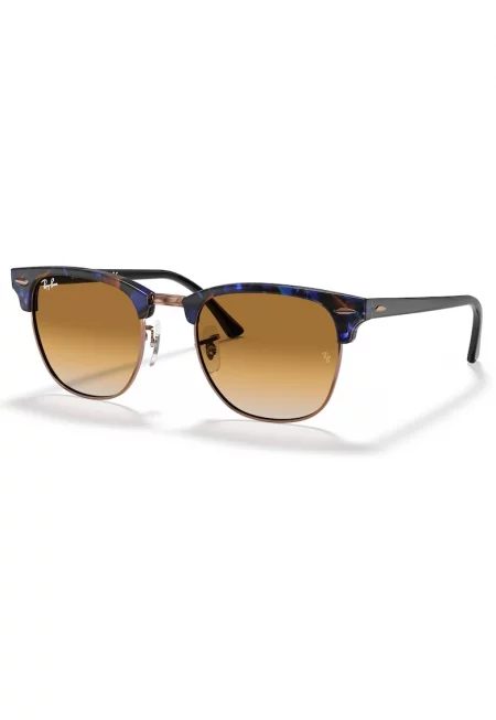 Ray Ban - Унисекс слънчеви очила Clubmaster - Кафяв/Син