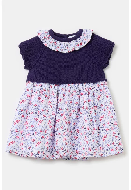 Разкроена флорална рокля