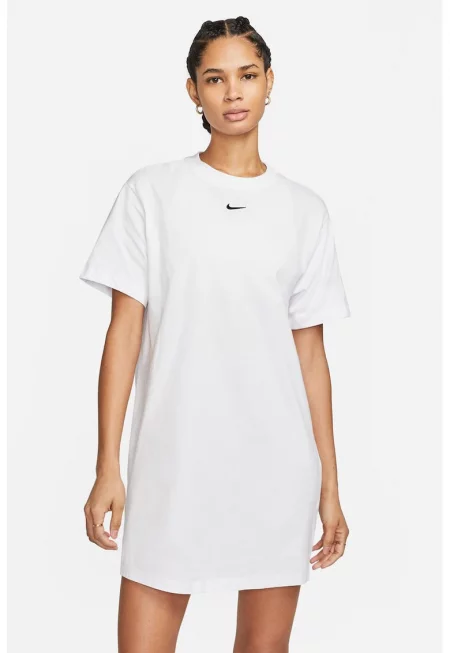 Рокля тип тениска Sportswear Essentials с овално деколте