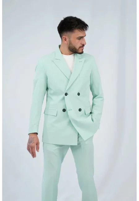 Сако regular fit пастелат