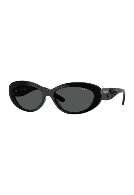 Слънчеви очила Cat-Eye с градиента - Черен -