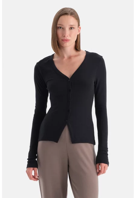 Слим блуза с шпиц