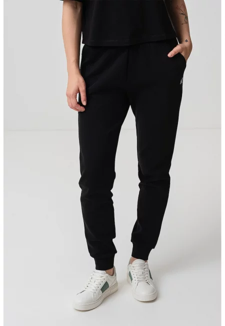 Спортен панталон със стеснен крачол - Черен