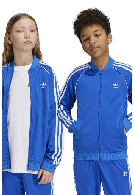 Суитшърт с цип и бродирано лого