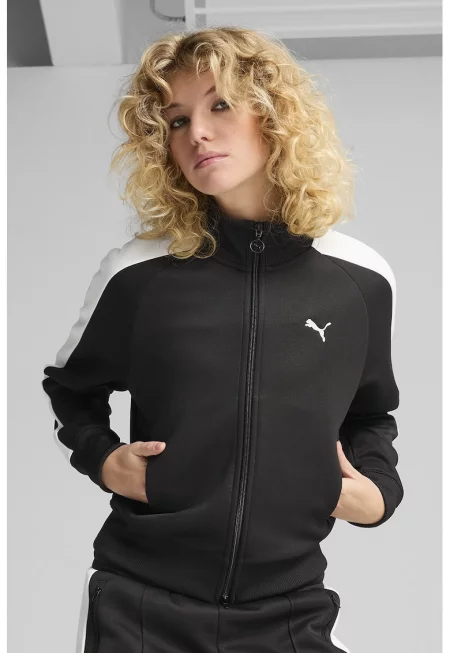 Суитшърт с цип и ръкави реглан