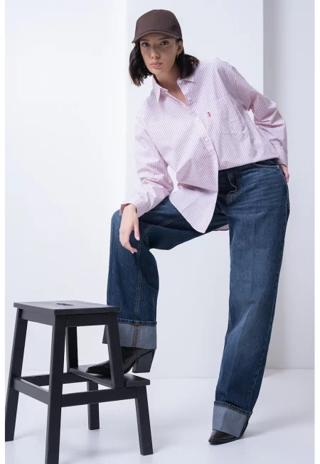 Свободна риза от памук Harley