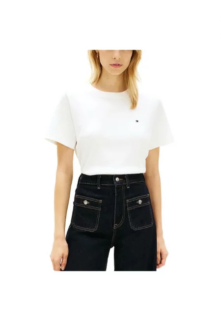 Тениска  BOXY INTERLOCK SS C-NK TEE-WW0WW49646-YBL