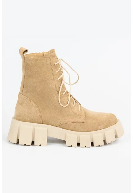 Велурени боти - Бежов