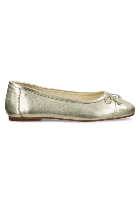 Балерини  30511857 - Естествена кожа - Златист - Златист