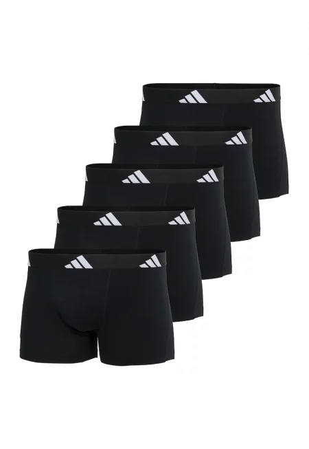 Боксерки Active Flex с лого на талията - 5 чифта - Черен