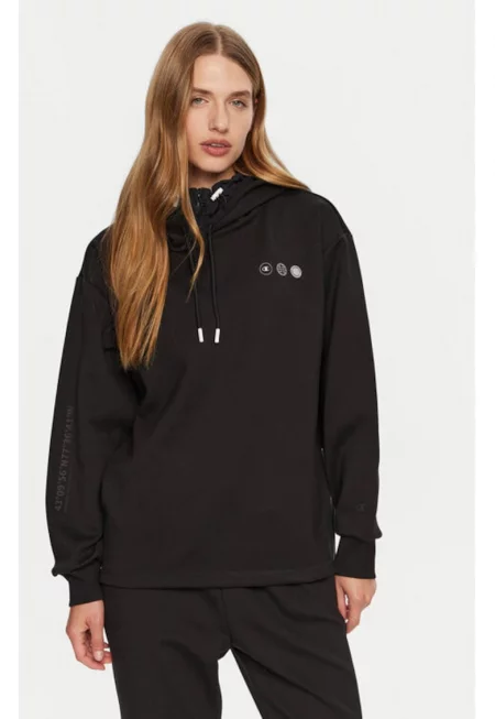 Дамска блуза -  304698033 - Полиестер/Памук - Черна - Черен