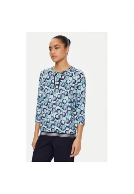 Дамска блуза -  305136800 - Вискоза - Синя