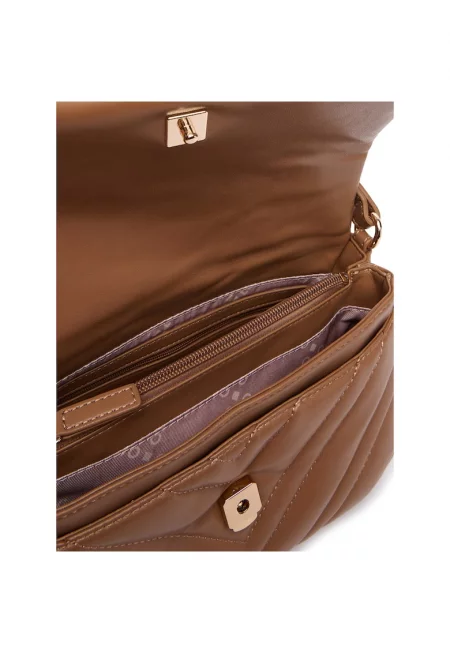 Дамска чанта  Suede 81140 - бежов цвят - размери 30x25см