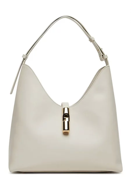 Дамска чанта  WB01499 BX3104 - Естествена кожа - Бяла