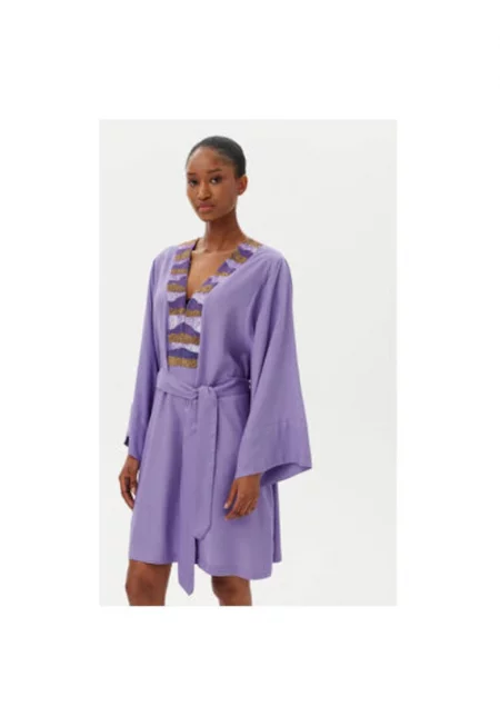 Дамска лятна рокля  LS2516035 - Вискоза - Лилав