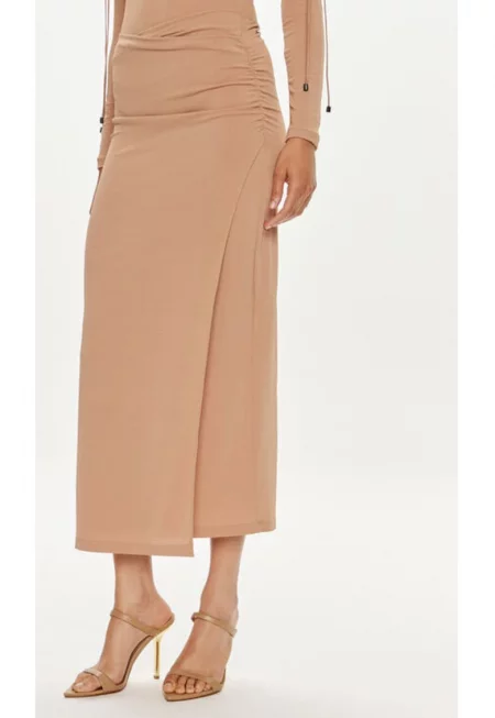 Дамска пола -  303740610 - Вискоза/Полиамид - Бежов - Бежов