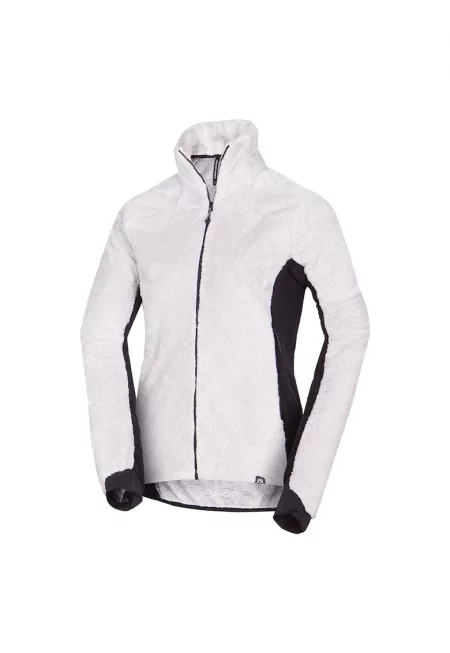 Дамска поларена блуза Мелиса светлозеленочерна