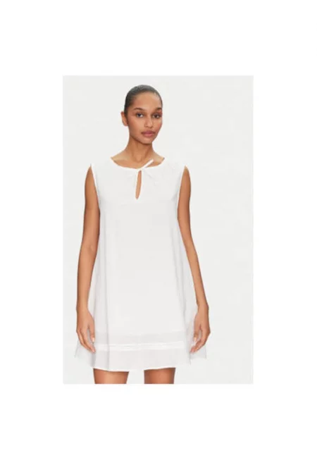 Дамска рокля -  305002129 - Органичен памук - Бяла - Бял