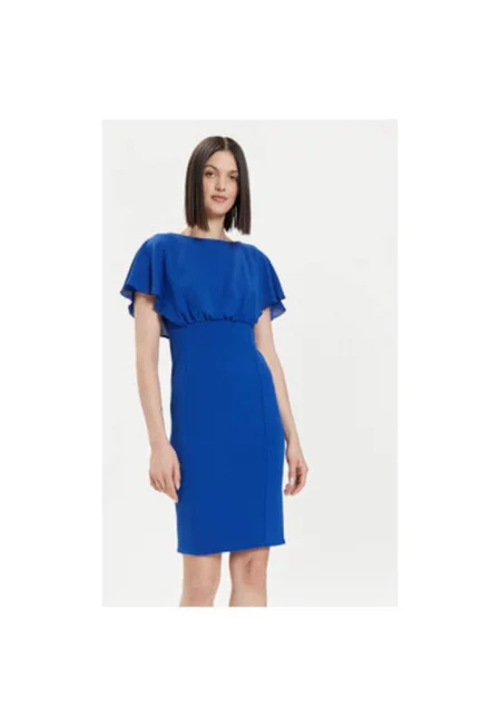 Дамска рокля - Ринасименто - 304277733 - Полиестер - Син