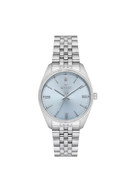 Дамски часовник  WWL113209 36 мм стомана - метална каишка - водоустойчив на 5 ATM - сребрист