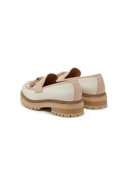 Дамски мокасини  SA10144G1MTO112A - Текстил - Екрю