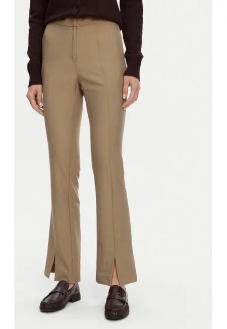 Дамски панталон - 2-ри ден - 305138903 - Полиестер/Рейон - Бежов - Бежов