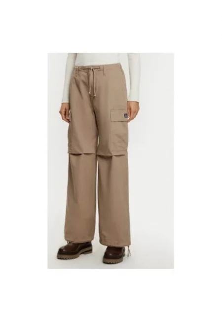 Дамски панталон -  304038181 - Памук - Бежов