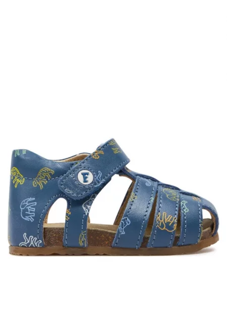Детски сандали  303875305 - Естествена кожа - Син