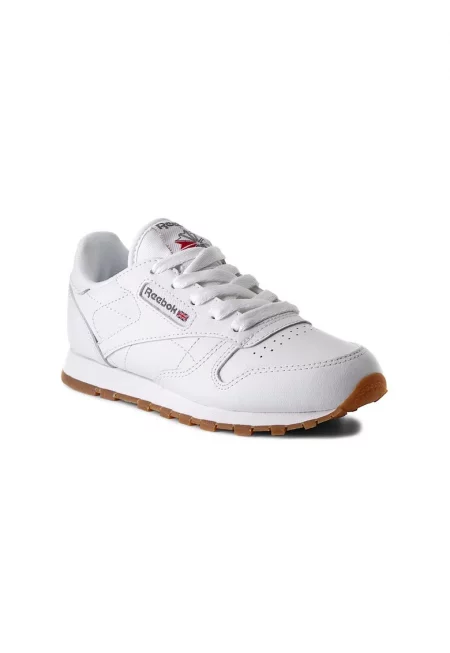 Детски спортни обувки -  199645129 - Бели - Естествена кожа/Синтетика - Бял