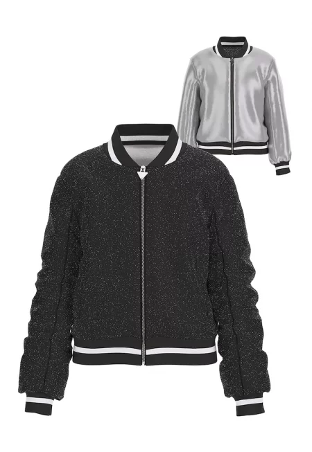 Двулицево яке - Черен/Сребрист