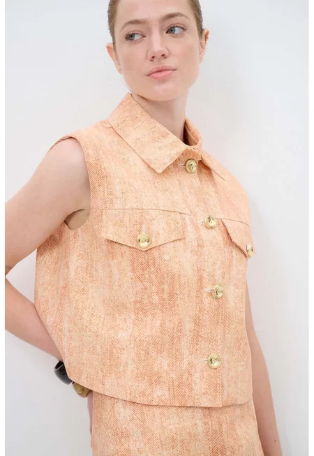 Елек с копчета и принт