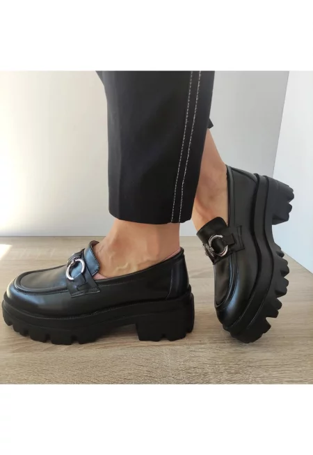 Ежедневни дамски обувки  1753-4 Black - черни - Черен