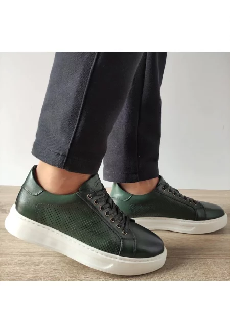 Ежедневни мъжки обувки  640012C 06-N Green - Зелено