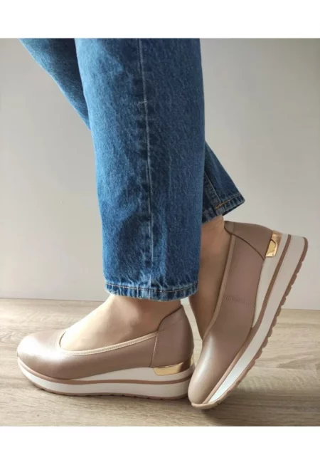 Ежедневни обувки - Дамски  860007C 03-N - Бежово Кайсия - Бежово - Бежов