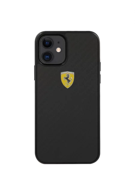 Калъф Cover  On Track Carbon за iPhone 12 Mini FERCAHCP12SBK - Black