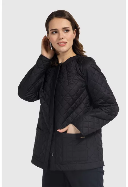 Капитонирано яке с пришити джобове