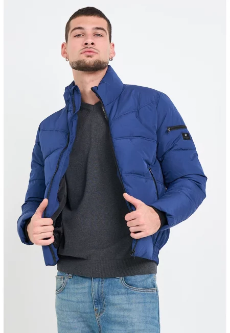 Капитонирано зимно яке - Кралско Синьо