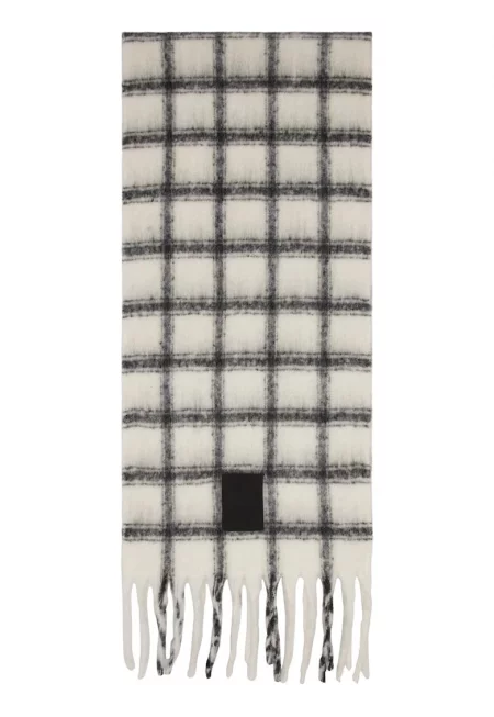 Кариран шал с ресни