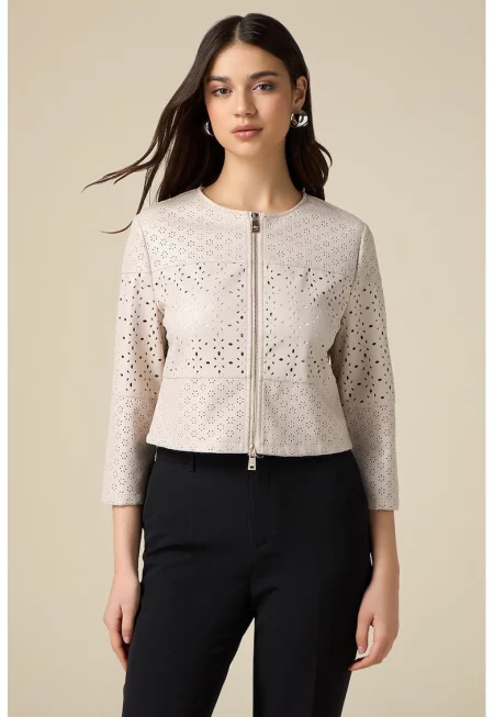 Късо яке от еко кожа