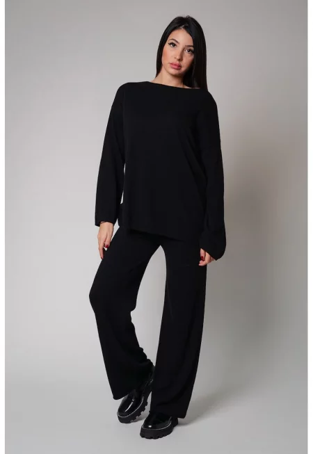 Комплект Lorelle микс вълна и кашмир Black I Черен