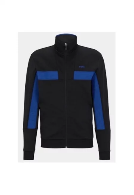 Мъжка блуза -  303311636 - Памук/Полиестер - Черна