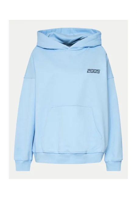 Мъжка синя памучна блуза