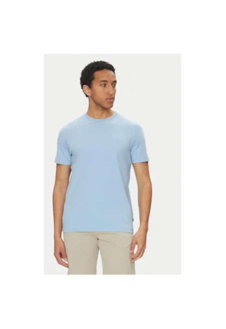Мъжка тениска  10019307 30045539 - Органичен памук - Синя - Син