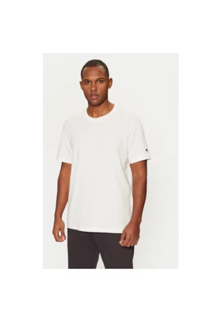 Мъжка тениска -  304699290 - Памук - Бяла - Бял