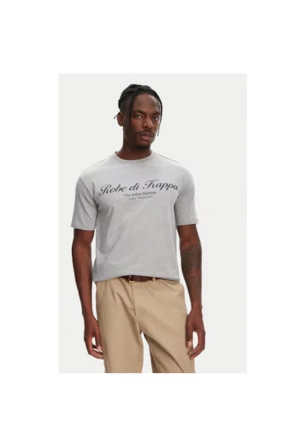 Мъжка тениска  61151CW - Памук - Сив - Сив