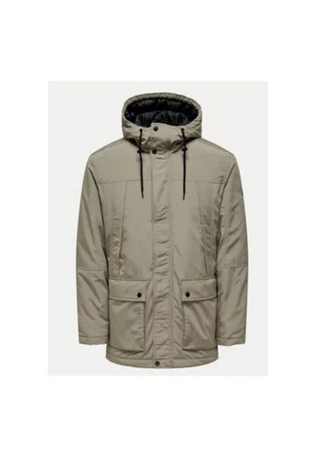 Мъжко яке -  304511646 - Полиестер - Бежов - Бежов