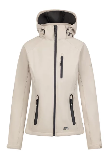 Непромокаемо яке за трекинг Bella II - Сиво-бежов