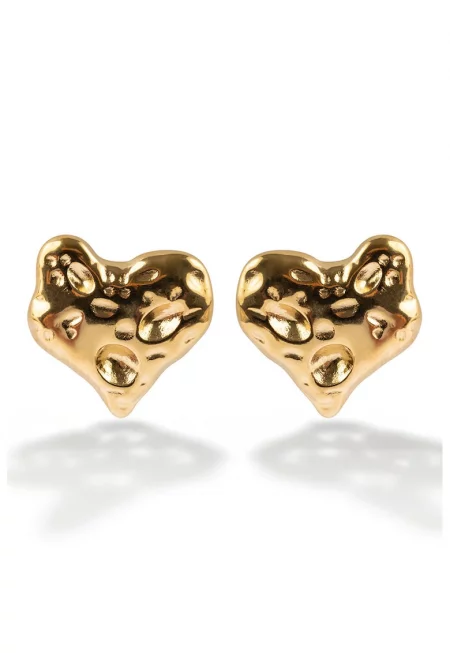 Обеци с 18K злато