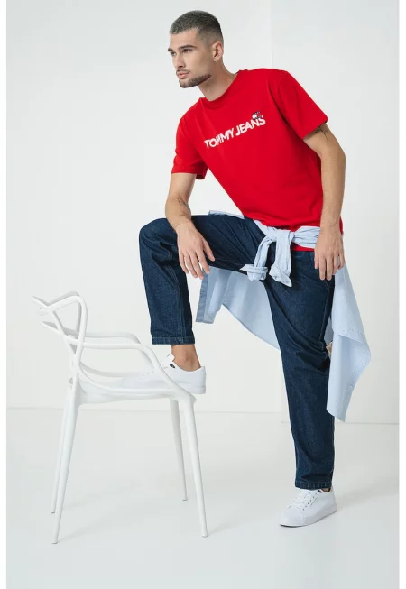 Памучна тениска с лого